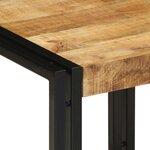 vidaXL Table basse Marron 40 x 40 x 38 cm Bois de mangue massif
