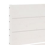 vidaXL Cadre de lit extra long sans matelas 140x210 cm bois massif