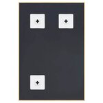 vidaXL Miroir Doré 60x40 cm