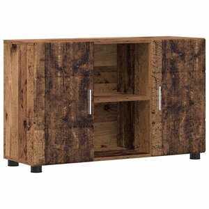 vidaXL Buffet avec étagère FLORIN Bois ancien 88 5 x 30 5 x 55 5 cm