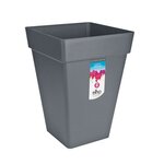 Loft Urban Bac à fleurs Carré Haut 37 - Noir Ø 37 x 51 cm