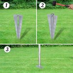 vidaXL Clôture à mailles losangées et poteaux acier galvanisé 25x1 m