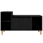 vidaXL Meuble TV Chêne noir 100 x 35 x 55 cm Bois d'ingénierie