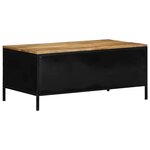 vidaXL Table basse Marron 90 x 50 x 40 cm Bois de manguier massif