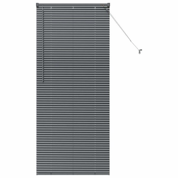 vidaXL Store de Fenêtre Gris foncé 80 x 130 cm Aluminium