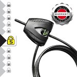 Câble antivol breveté ajustable de 30 cm à 1 8 m
