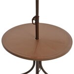 vidaXL Ensemble de bistro avec parasol pour enfants 3 Pièces Marron