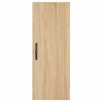 vidaXL Buffet haut Chêne sonoma 34 5x34x180 cm Bois d'ingénierie