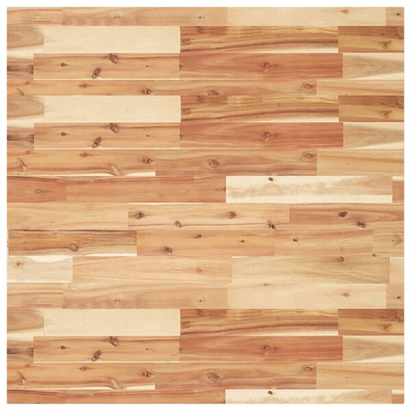 vidaXL Dessus de table carré 80x80x4 cm bois massif d'acacia