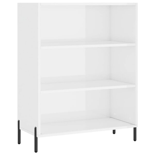 vidaXL Armoire à étagères blanc 69 5x32 5x90 cm bois d'ingénierie