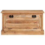 Banc banquette de rangement de chaussures 85 x 40 x 45 cm bois d'acacia massif 02_0010916