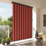 vidaXL Store Roulant Extérieur orange et marron 220 x 250 cm tissu