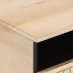 vidaXL Table basse 80x54x40 cm bois de manguier massif
