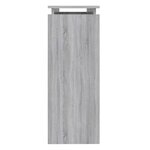vidaXL Table console Sonoma gris 102x30x80 cm Bois d'ingénierie