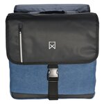 Willex sac d'affaires double 30 l noir et bleu