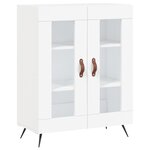 vidaXL Buffet blanc 69 5x34x90 cm bois d'ingénierie