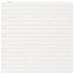 vidaXL Jardinière blanc 70x70x68 5 cm bois de pin massif