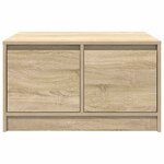 vidaXL Table basse avec tiroirs chêne sonoma 70 5x70x40 cm