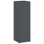 vidaXL Porte-parapluie Anthracite 15 5 x 15 5 x 49 cm Métal