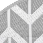 vidaXL Tapis d'extérieur ARAKIL gris Ø120 cm PP