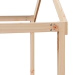 vidaXL Toit de lit pour enfants 207x95 5x159 cm bois de pin massif