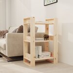 vidaXL Bibliothèque/Séparateur de pièce 60x35x91 cm pin massif