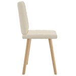 vidaXL Chaises à manger lot de 2 Lin