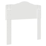 vidaXL Tête de lit Blanc Brillant 90 cm Bois d'ingénierie