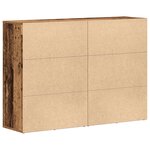 vidaXL Buffets 2 Pièces Bois Ancien 60x31x84 cm Panneau de Bois