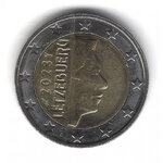 2 euros officielle Luxembourg 2023 - Grand Duc Henri.