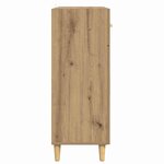vidaXL Buffet chêne artisanal 34 x 69 5 x 89 cm Bois d'ingénierie