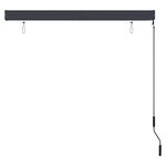 vidaXL Store roulant d'extérieur 140x250 cm Bleu et blanc