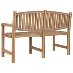 vidaXL Banc de jardin 149 5x60x90 cm bois de teck solide