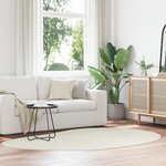 vidaXL Tapis 'HUARTE' à poils courts doux et lavable crème 160x230 cm