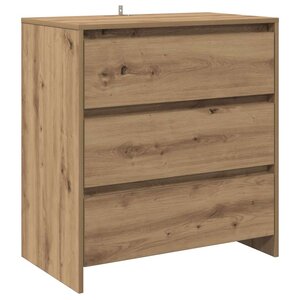vidaXL Buffet chêne artisanal 70x41x75 cm bois d'ingénierie