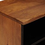 vidaXL Meuble TV Noyer 100 x 33 x 46 cm Bois de mangue massif