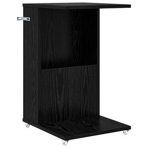 vidaXL Table d'appoint Chêne noir 40 x 35 x 60 cm Bois d'ingénierie
