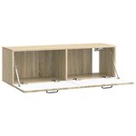 vidaXL Meuble TV mural Chêne Sonoma 98 x 31 x 30 cm Bois d'ingénierie