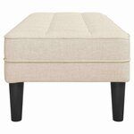 vidaXL banc Lin 113 x 57 x 39 cm tissu