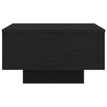 vidaXL Table Basse Chêne noir 55 x 55 x 31 cm Bois d'ingénierie