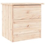 vidaXL Table de chevet ALTA 41x35x41 cm bois de pin massif
