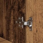 vidaXL Buffet haut vieux bois 70x35x180 cm bois d'ingénierie