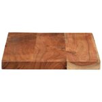 vidaXL Dessus de table 60x30x3 8 cm rectangulaire bois massif d'acacia