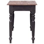 vidaXL Bureau avec 3 tiroirs 117x57x75 cm bois d'acajou massif