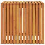 vidaXL Table d'appoint de jardin 43x36x40 cm en teck massif