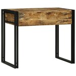 vidaXL Table de toilette 90x50x75 cm en bois massif de manguier
