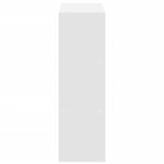 vidaXL Bibliothèque blanc 102x32x102 cm bois d'ingénierie