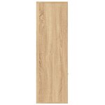 vidaXL Bibliothèque Chêne sonoma 98x30x98 cm Bois d’ingénierie