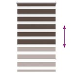 Store enrouleur tamisant 70 x 120 cm marron