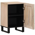 vidaXL Armoire de salle de bain 38x34x58 cm bois massif de manguier